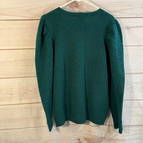 Carol Rose Green Crew Neck Sweater Size Large - Picture 4 of 9